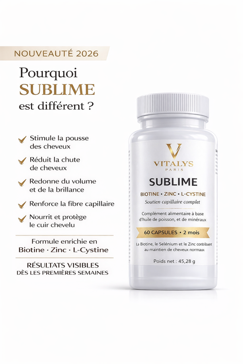 SUBLIME – Cheveux Forts, Denses & Brillants | 18 Actifs en 1 Capsule
